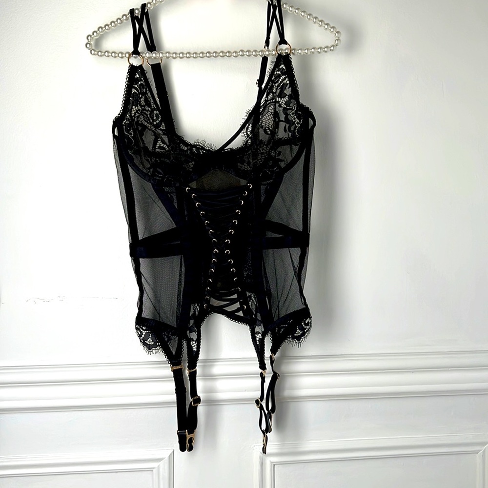 Honey Birdette RARE Claudine Bustier in 32DDD 32E